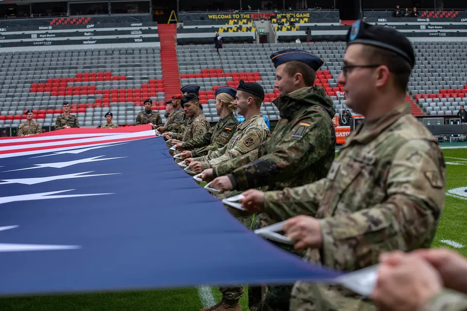 Germany hosted its first ever American NFL football game