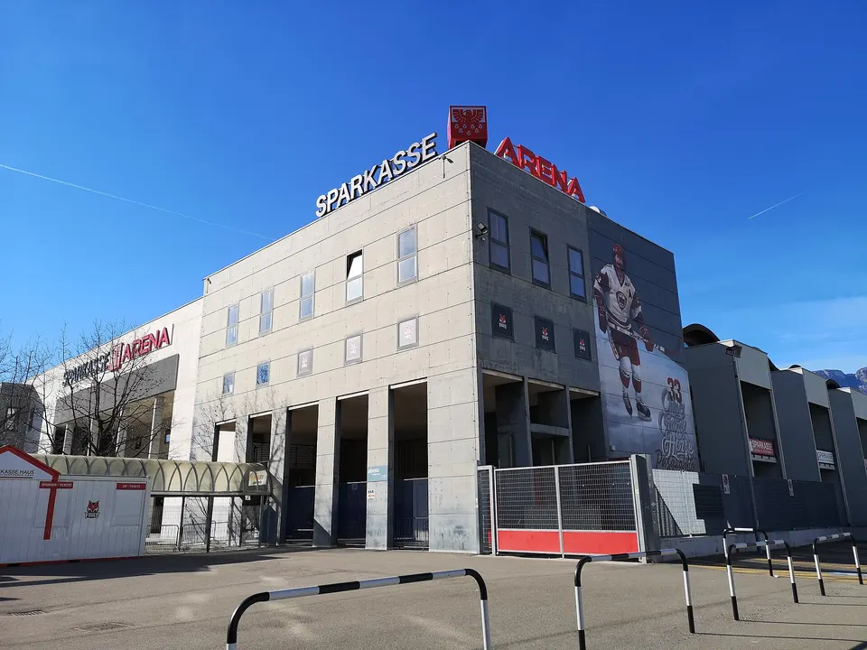 The Sparkasse Arena, Bozen-Bolzano's Ice Hockey Hall in 2023